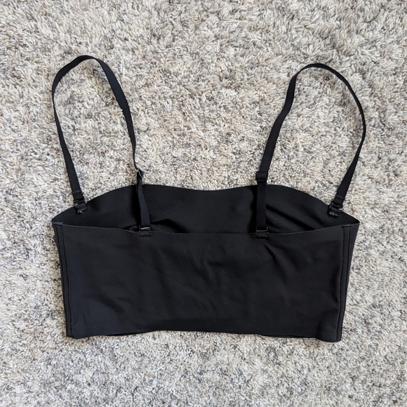 SKIMS Black Bandeau Bralette Large - Picture 4 of 5